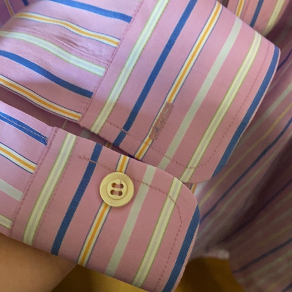 Ermenegildo Zegna Lavender Striped Button Down - Picture 5 of 7